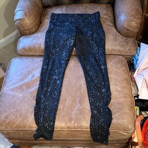 Lululemon Athletica Charcoal and Black Leggings